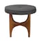 Baxton Studio Theo Japandi Dark Grey Fabric and Walnut Brown Finished Wood Ottoman Footstool 233-13170-ZORO - alternate 6